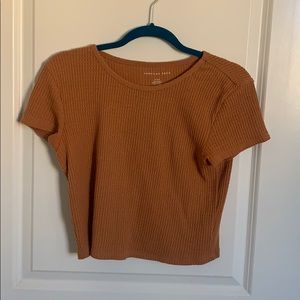 American Eagle Orange Relaxed T-Shirt